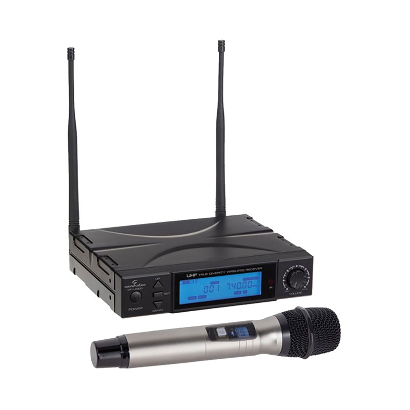 Soundsation WF-U1300H True Diversity UHF Wireless System 300CH Hand Microphone 823-832 MHz